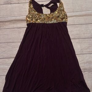 Gold and Purple women’s top